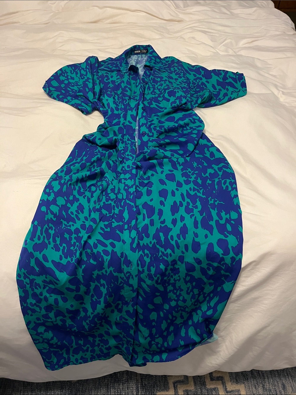 SHEIN Blue and Teal women’s dress